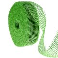 Floristik24 Ruban de jute vert, 5 cm de large, 40 m de long