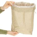 Sac en jute 28×10cm H40cm | Floristik24.be