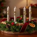Épingles à bougies de l'Avent, chiffres 1 à 4, lot de 4, 4 cm, 4 pièces | Floristik24.be