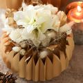Fleurs artificielles de lys tigré blanc pour vases et compositions florales, bouquet de 6 (29 cm). | Floristik24.be