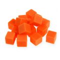 Mousse humide mini-cube orange 300p