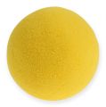Floristik24 Mousse à piquer boules jaune 9cm 4 pièces