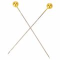 Aiguilles à tête de perle Ø6 mm 65 mm or | Floristik24.be
