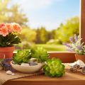Plante grasse artificielle verte, pour décoration dans un bol ou un vase, 10 cm, lot de 4 | Floristik24.be