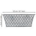 Bol en zinc à motif losange 22cm×12cm | Floristik24.be